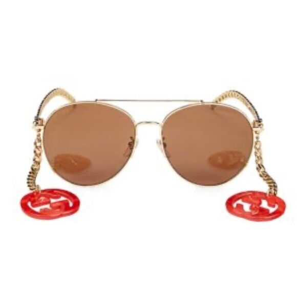 Gucci Round 61mm Sunglasses.NWT - Picture 4 of 12